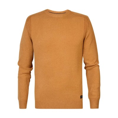блуза,мъжки,пуловери,petrol,industries,m,3040,kwr236,sweater,brown