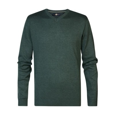блуза,мъжки,пуловери,petrol,industries,m,3040,kwv200,v,neck,sweater,bottle,(green)