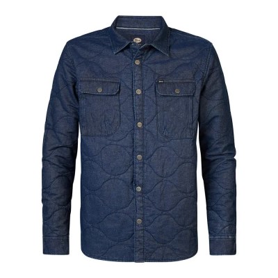 риза,с,дълъг,ръкав,мъжки,ризи,petrol,industries,m,3040,sil415,long,sleeve,shirt,dark,indigo,(blue)