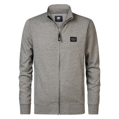 блуза,мъжки,пуловери,petrol,industries,m,3040,swc312,half,zip,sweatshirt,grey