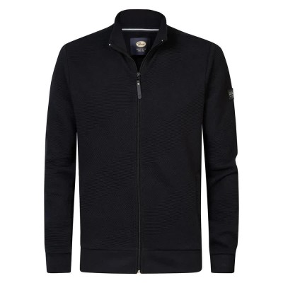 блуза,мъжки,пуловери,petrol,industries,m,3040,swc315,half,zip,sweatshirt,black