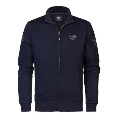 блуза,мъжки,пуловери,petrol,industries,m,3040,swc376,half,zip,sweatshirt,sky,captain,(blue)