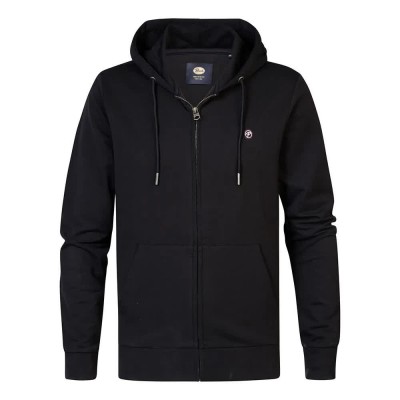 блуза,мъжки,пуловери,petrol,industries,m,3040,swh004,full,zip,sweatshirt,black