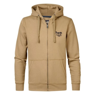 блуза,мъжки,пуловери,petrol,industries,m,3040,swh303,full,zip,sweatshirt,beige,(oak)