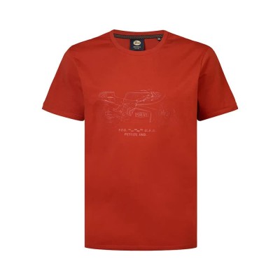 тениска,мъжки,тениски,petrol,industries,m,3040,tsr6050,short,sleeve,t,shirt,orange,(warm,chili)