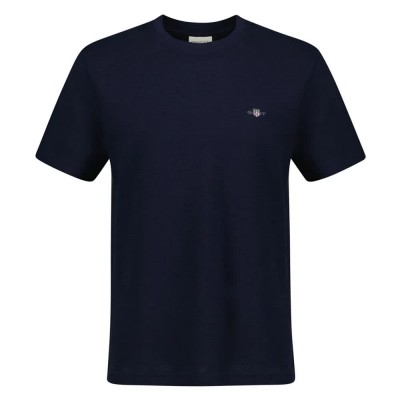 тениска,мъжки,тениски,gant,2003267,short,sleeve,t,shirt,blue,(evening,blue)
