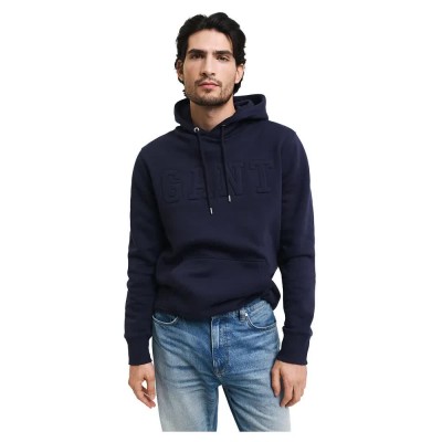 суичър,мъжки,пуловери,gant,2015084,hoodie,evening,blue,(blue)