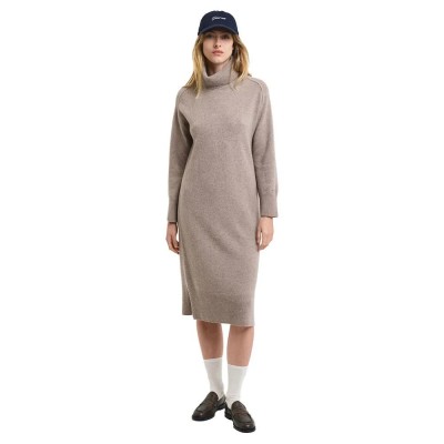 рокля,дамски,поли,и,рокли,gant,4502078,long,sleeve,midi,dress,grey,(warm,grey)
