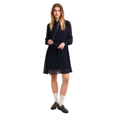 рокля,дамски,поли,и,рокли,gant,4503354,long,sleeve,midi,dress,blue