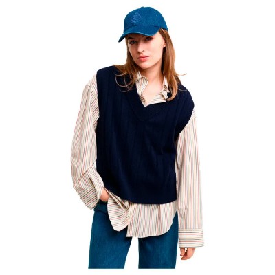 потник,дамски,пуловери,дамски,плетени,дрехи,gant,4805294,knitted,vest,evening,blue,(blue)