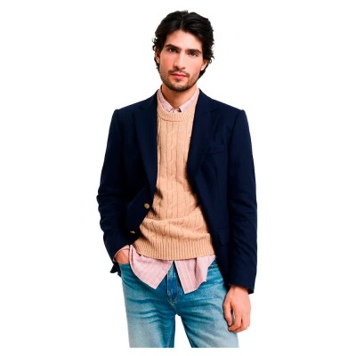 блуза,мъжки,пуловери,gant,8050213,sweater,khaki,mel,(beige)