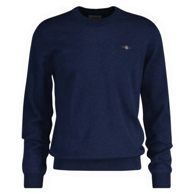 блуза,мъжки,пуловери,дамски,пуловери,gant,8060068,sweater,blue,(dark,jeansblue,melange)