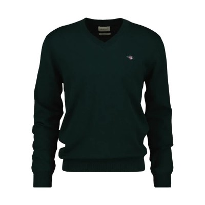 блуза,мъжки,пуловери,gant,8060069,v,neck,sweater,green,(tartan,green)