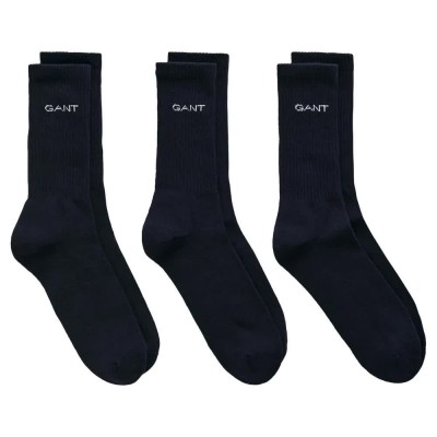 чорапи,мъжки,чорапи,gant,9960262,socks,3,pairs,marine,(blue)