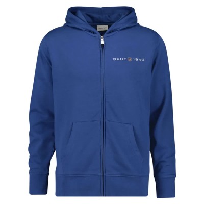 блуза,мъжки,пуловери,gant,printed,graphic,full,zip,sweatshirt,vintage,blue,(blue)