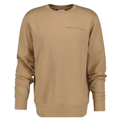 блуза,мъжки,пуловери,gant,printed,graphic,sweatshirt,beige,(caramel,beige)