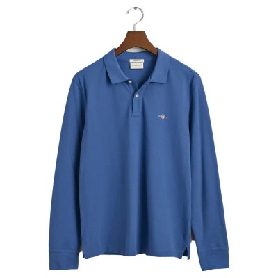 мъжки,блузи,с,яка,gant,reg,shield,rugger,long,sleeve,polo,blue,(vintage,blue)