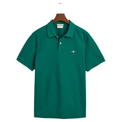 мъжки,блузи,с,яка,gant,reg,shield,short,sleeve,polo,deep,forest,green,(green)