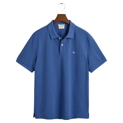 мъжки,блузи,с,яка,gant,reg,shield,short,sleeve,polo,vintage,blue,(blue)