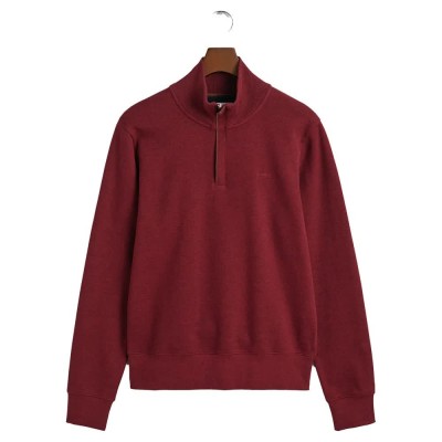 блуза,мъжки,пуловери,gant,sacker,rib,half,zip,sweater,red,(wine,red)