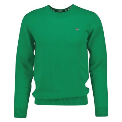 блуза,мъжки,пуловери,gant,superfine,lambswool,sweater,green,(green,peas)