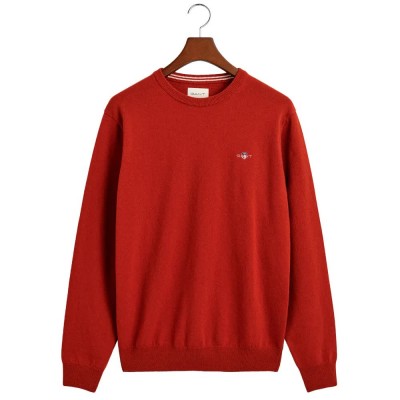 блуза,мъжки,пуловери,gant,superfine,lambswool,sweater,iron,red,(red)