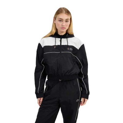 яке,дамски,анцузи,ellesse,applejack,cropped,tracksuit,jacket,black