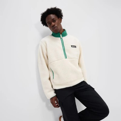 блуза,мъжки,пуловери,ellesse,maracuta,half,zip,sweatshirt,white