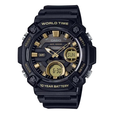 часовник,часовници,casio,aeq,120w,9avef,watch,blue,(gold)