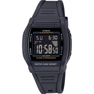 часовник,часовници,casio,w,201,1bveg,watch,black,(black)