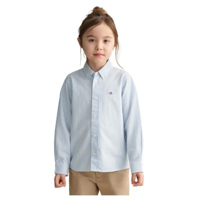 риза,с,дълъг,ръкав,детски,ризи,gant,830428,long,sleeve,shirt,blue