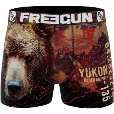 боксерки,мъжко,бельо,freegun,bear,boxers,brown,(multicolored)