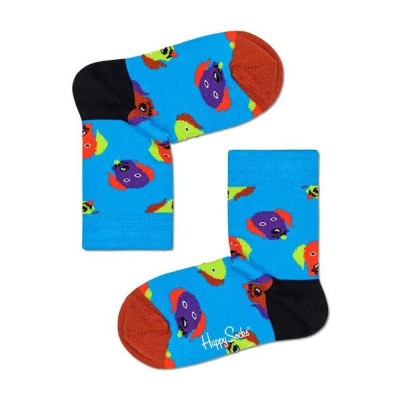 чорапи,детски,чорапи,happy,socks,dog,socks,blue,(multicolored)