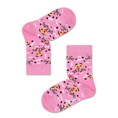 чорапи,детски,чорапи,happy,socks,pink,panter,socks,pink,(multicolored)
