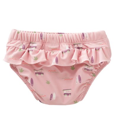 детски,бански,костюми,fresk,surf,ruffle,diaper,bottom,bikini,pink,(pink)