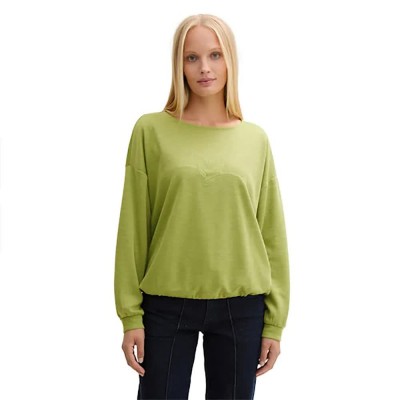 блуза,дамски,блузи,tom,tailor,1044248,with,embroidery,sweatshirt,pea,green,melange,(green)
