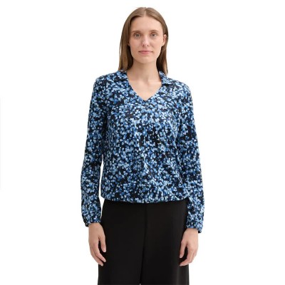 дамски,блузи,дамски,ризи,tom,tailor,1044142,alloverprint,long,sleeve,blouse,blue,(navy,watercolor,squares,design)