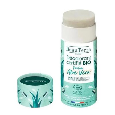 хигиена,тяло,beauterra,aloe,vera,bio,50g,deodorant,stick,clear