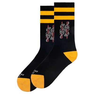 чорапи,мъжки,чорапи,дамски,чорапи,american,socks,serpent,socks,black,(multicolour)