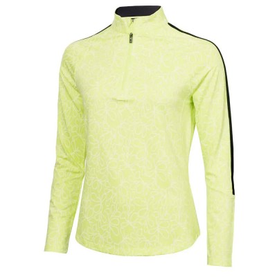 блуза,дамски,блузи,green,lamb,mae,half,zip,sweatshirt,yellow,(soft,lime)