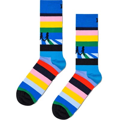 чорапи,мъжки,чорапи,дамски,чорапи,hs,by,happy,socks,beatles,legend,crossing,long,socks,multicolor