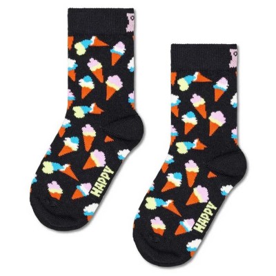 чорапи,детски,чорапи,hs,by,happy,socks,ice,crea,months,crew,socks,black