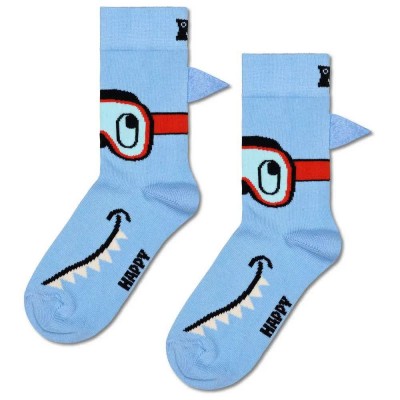 чорапи,детски,чорапи,hs,by,happy,socks,shark,crew,socks,blue