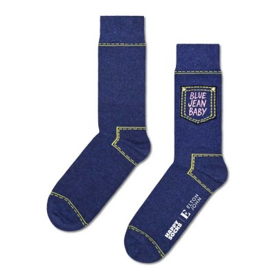 чорапи,мъжки,чорапи,hs,by,happy,socks,blue,jean,bab,years,long,socks,blue,blue,(blue)