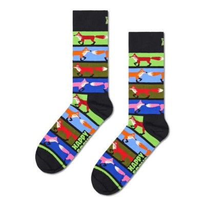 чорапи,мъжки,чорапи,hs,by,happy,socks,fox,stripe,long,socks,multicolor,(black)