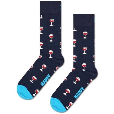 чорапи,мъжки,чорапи,hs,by,happy,socks,glass,of,wine,long,socks,blue,(nav,years)