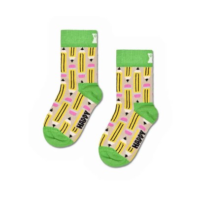 чорапи,детски,чорапи,hs,by,happy,socks,pen,crew,socks,beige,(beige)