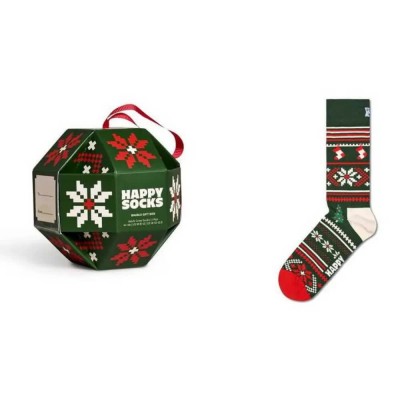 чорапи,мъжки,чорапи,hs,by,happy,socks,snowflake,gift,set,long,socks,green,(dark,green)