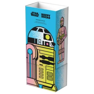 чорапи,мъжки,чорапи,hs,by,happy,socks,star,wars,gift,set,long,socks,3,pairs,blue