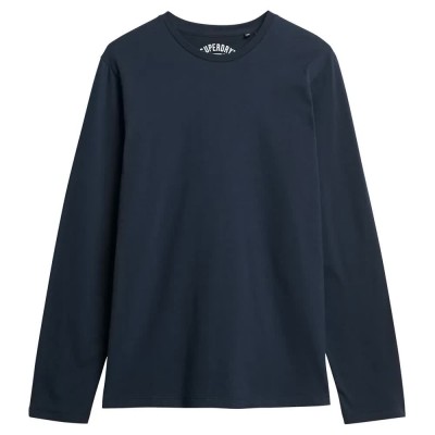 тениска,мъжки,тениски,superdry,classic,essential,long,sleeve,t,shirt,eclipse,navy,(blue)